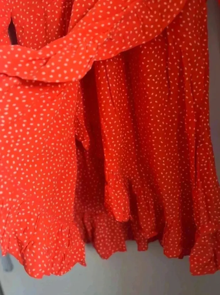 Robe portefeuille rouge taille 36 - photo numéro 3