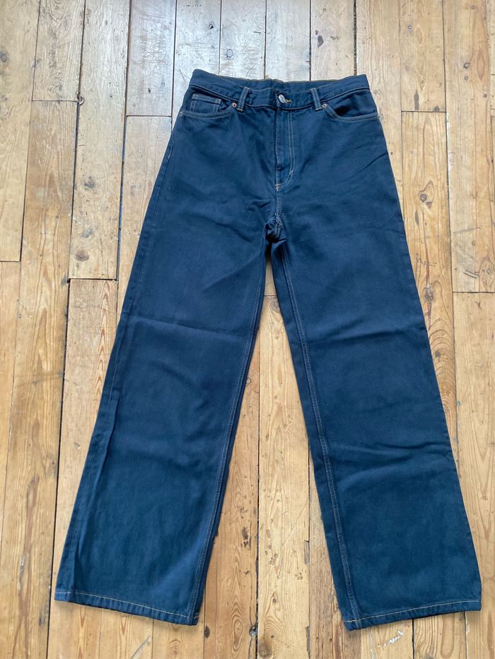 Jeans denim bootcut  coton noir w28 Monki