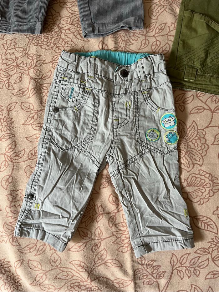 Lot de 3 pantalons garçon Taille 9 mois - photo numéro 4