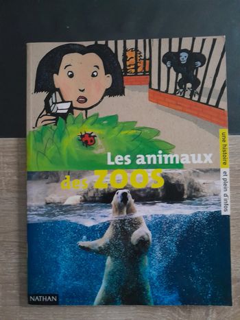livre superscope Nathan - les animaux du zoo