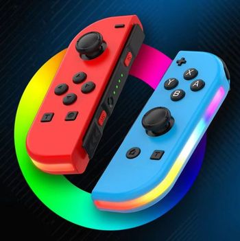 Manette/Joycon rouge et bleu compatible avec Switch/OLED