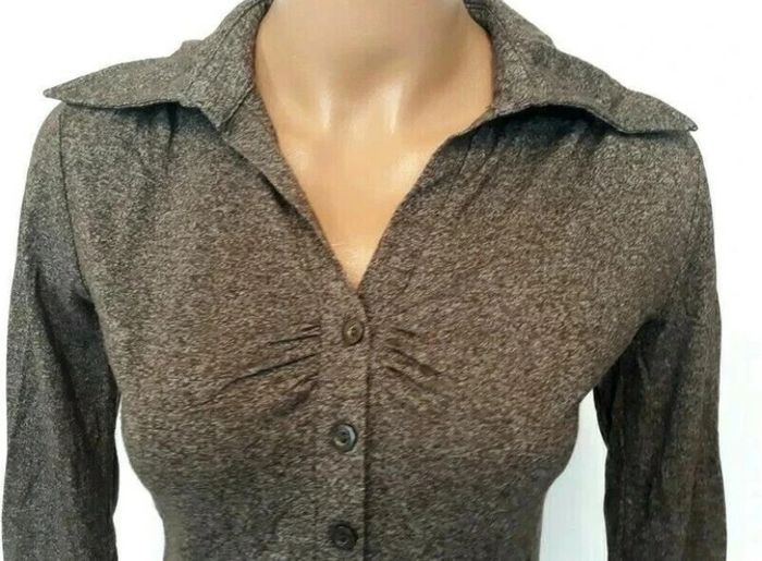 Beau haut forme tunique marron T: 36 /38 - photo numéro 3