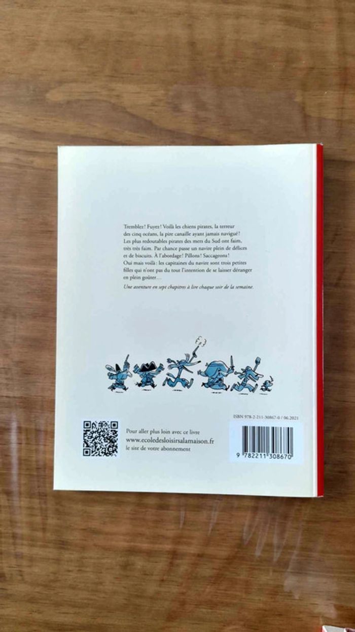 Livre écoles des loisirs Les chiens pirates "Adieu côtelettes" - photo numéro 2