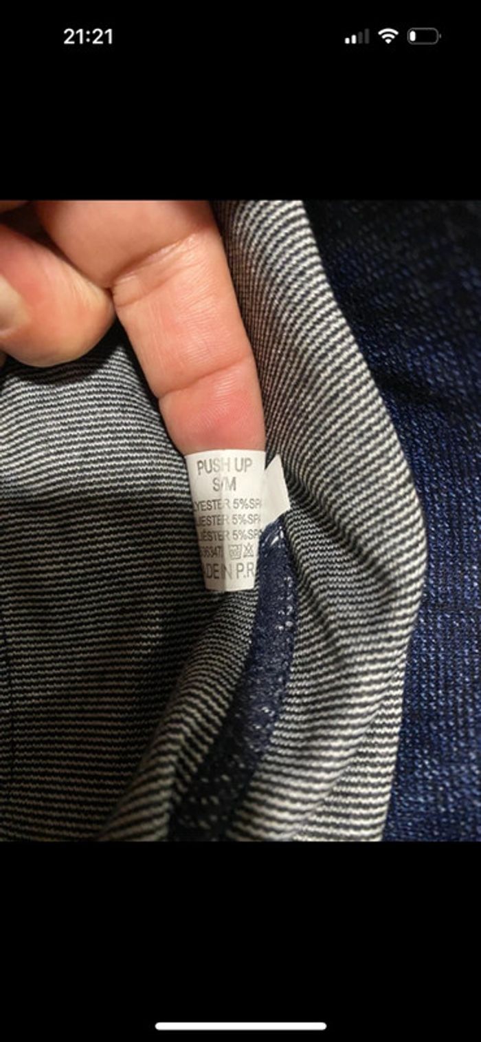 Joli legging neuf marine push up taille 36 - photo numéro 7