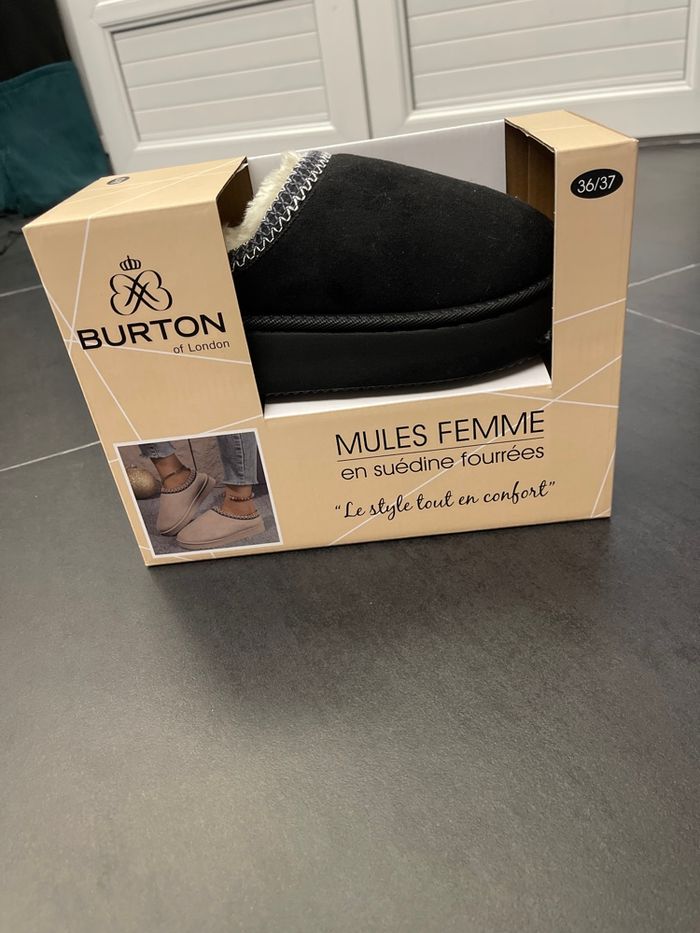 Mules femme Burton neuves 36/37