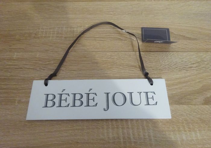 Plaque porte pour chambre bébé