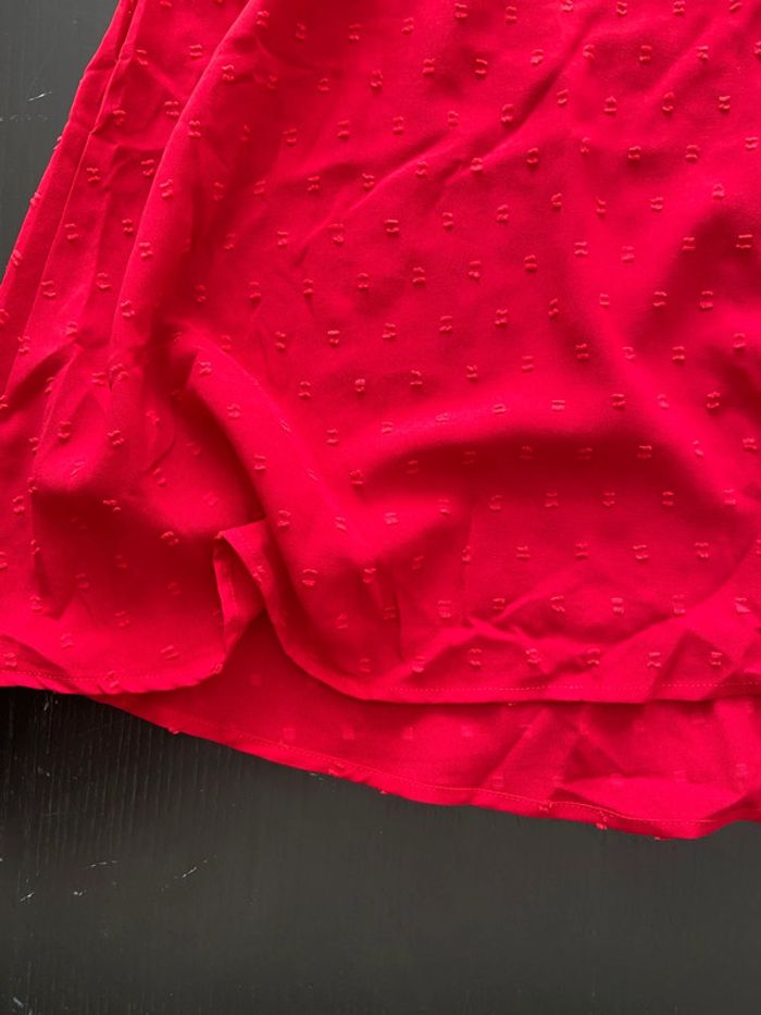 Superbe robe rouge à volants / Taille L - photo numéro 7