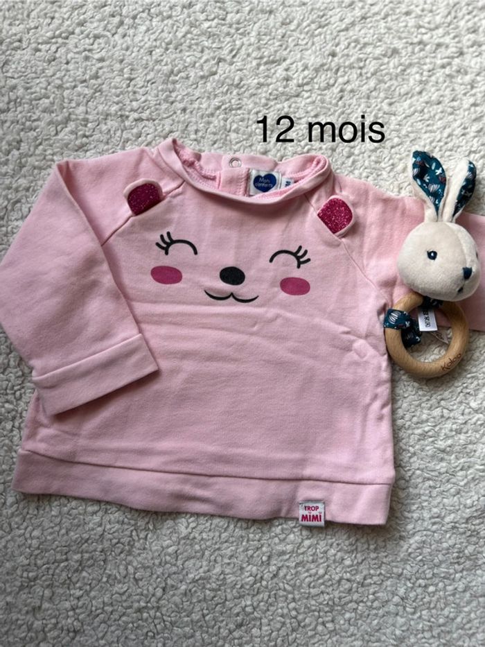 Pull fille 12 mois