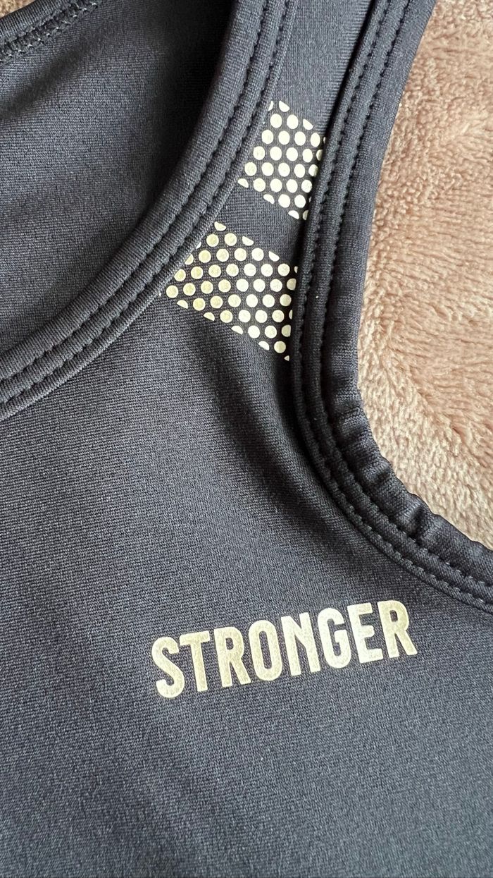 Brassière de sport noire Stronger taille S - photo numéro 5