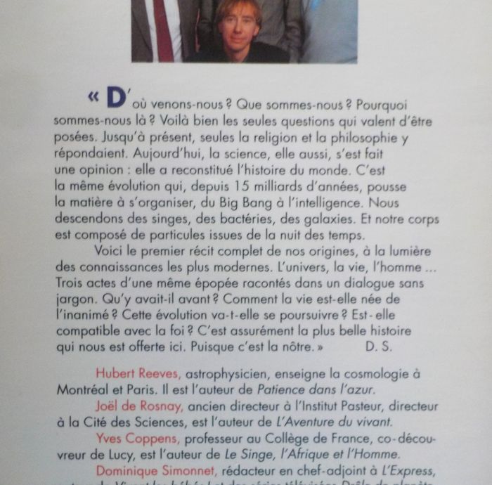 LA PLUS BELLE HISTOIRE DU MONDE Les secrets de nos origines Ed. du Seuil - photo numéro 2