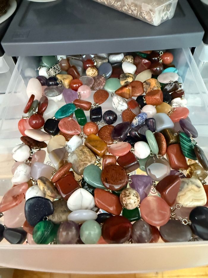 Lot de pendentif en pierre naturelle