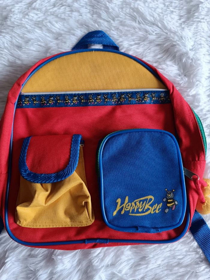 Sac à dos et porte monnaie Happy Bee 🐝 Vintage 00s Y2K - photo numéro 4