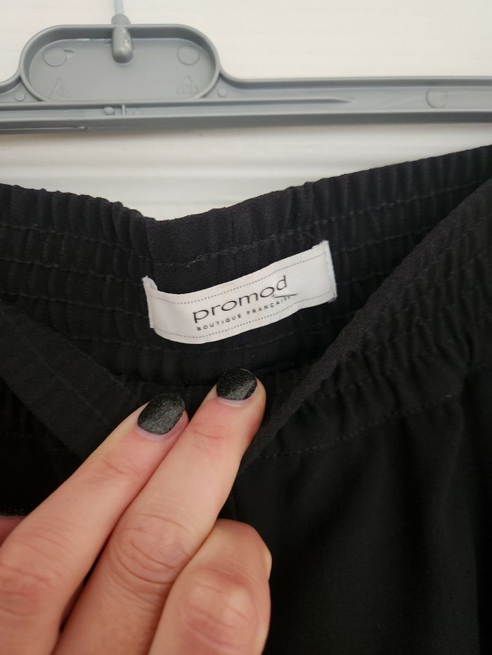 Pantalon jogging élégant noir PROMOD. - photo numéro 3