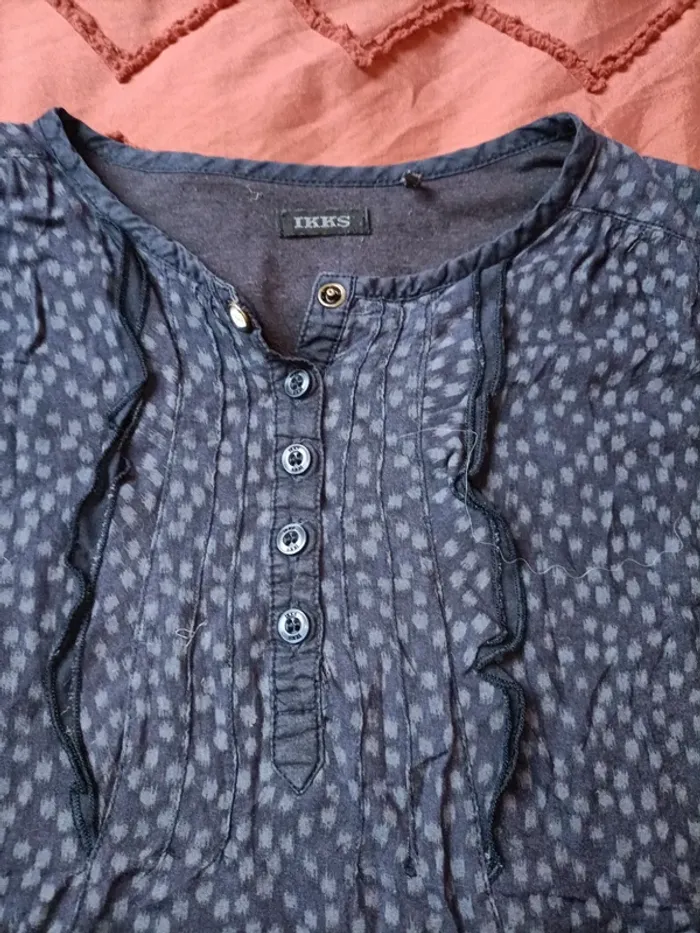 Superbe blouse IKKS 10 ans - photo numéro 4