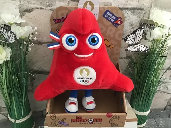 collector NEUVE GRANDE PELUCHE mascotte JO PARIS 2024 - photo numéro 2
