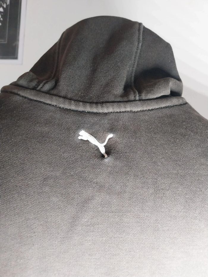 Pull sweat à capuche montant puma effet cagoule XS en très bon état - photo numéro 3