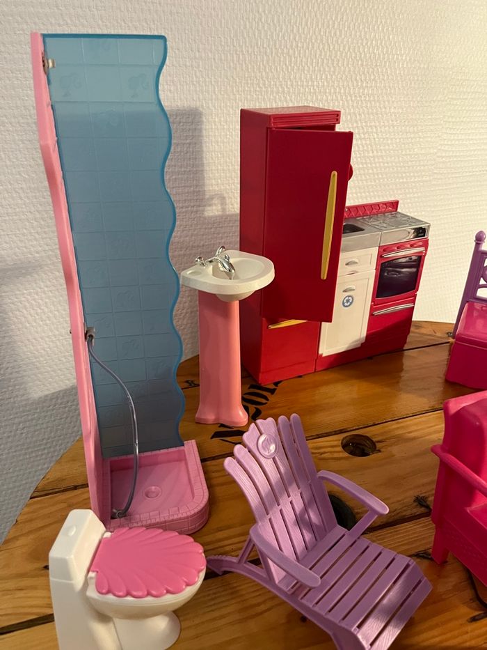 Lot meubles barbie - photo numéro 6