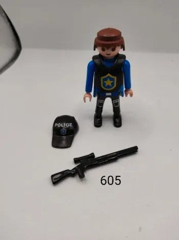 Policier tireur d'élite playmobil