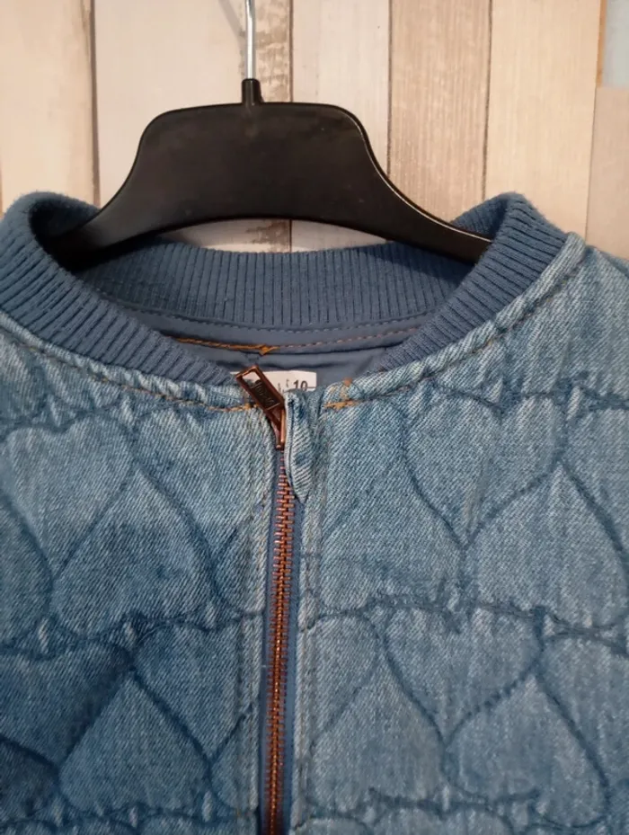 Veste en jean taille 10 ans - photo numéro 5