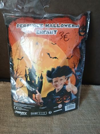 Perruque d’halloween enfant