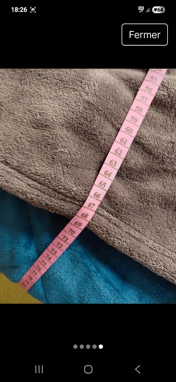 Gilet polaire marron glacé - photo numéro 5