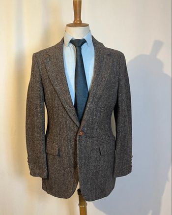 Blazer Harris tweed made in usa 