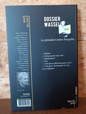 Livre "dossier wasselot"