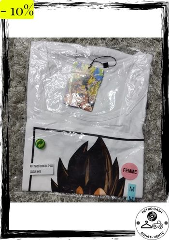 T-shirt Dragon Ball Z Végéta neuf