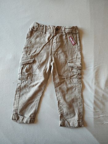 Pantalon léger 24 mois marron-beige