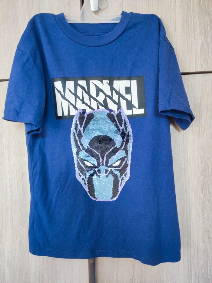 T shirt héro Marvel sequins reversible 8 ans h&m - photo numéro 2