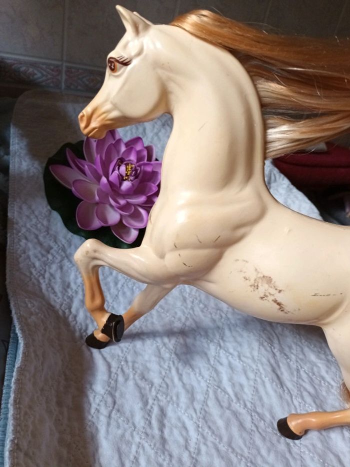 Cheval caleche raiponse 1998 barbie - photo numéro 4