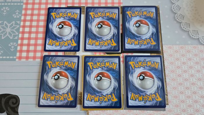 Lot de 6 cartes pokémon FA - photo numéro 2