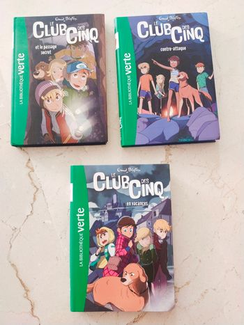 Livres Le Club des Cinq T.2,3,4