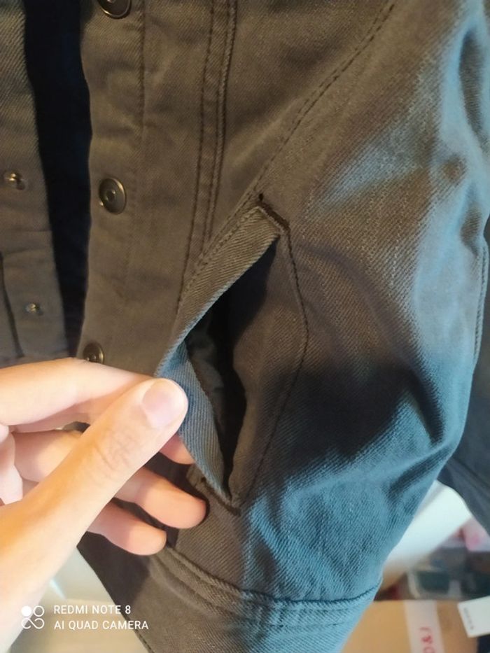 Veste en jean matelassée taille 10ans neuf la redoute - photo numéro 4