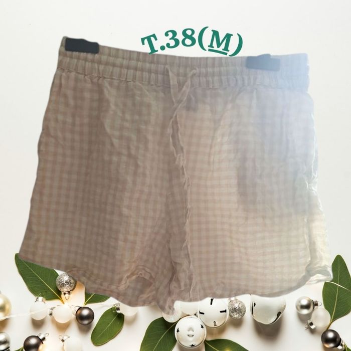 Short femme à carreaux -M