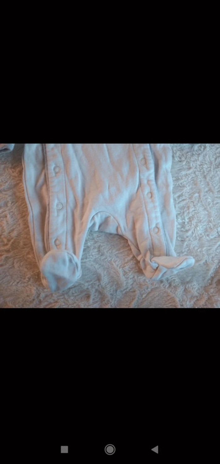 Pyjama grenouillère coton épais Mixte Naissance 0 mois étoile Kiabi Eco conception 100% coton bio - photo numéro 6