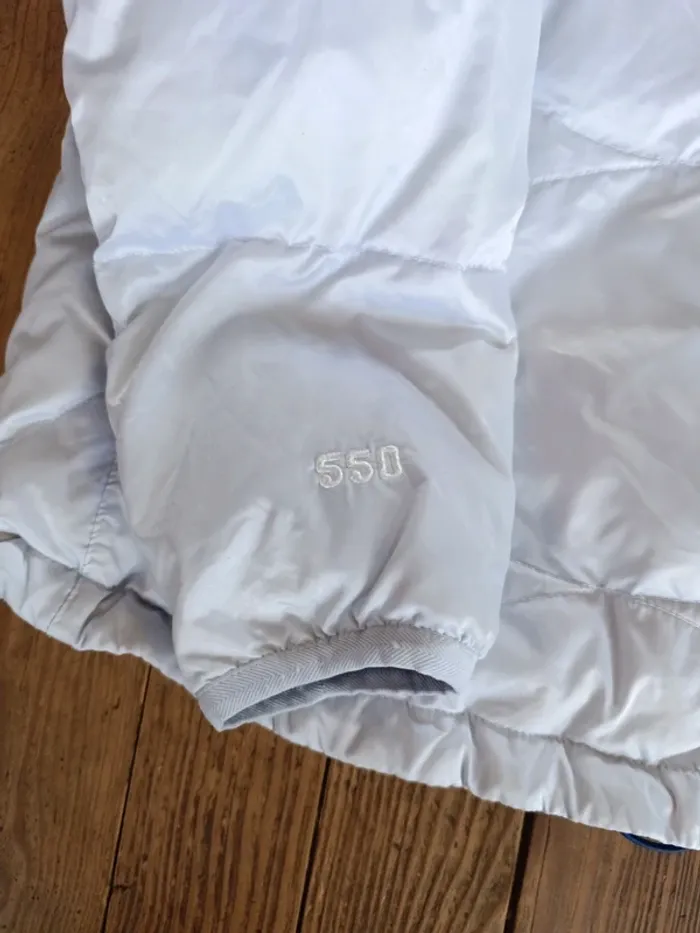 Doudoune femme the North face 550 plume d'oie blanc nacré L/G - photo numéro 6