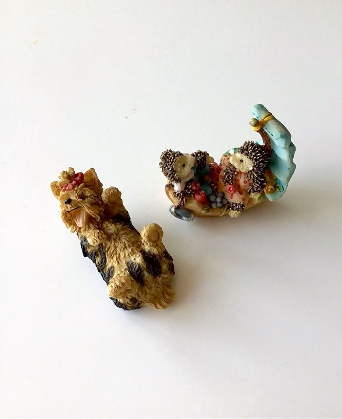 Figurines en résine