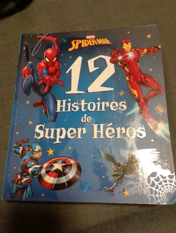 Livre spiderman de marvel