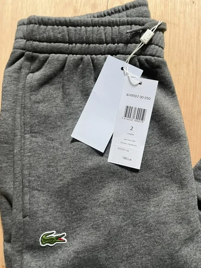 Jogging Lacoste Gris XS - photo numéro 2