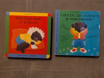 Lot de 2 livres Petit Ours Brun cartonnés