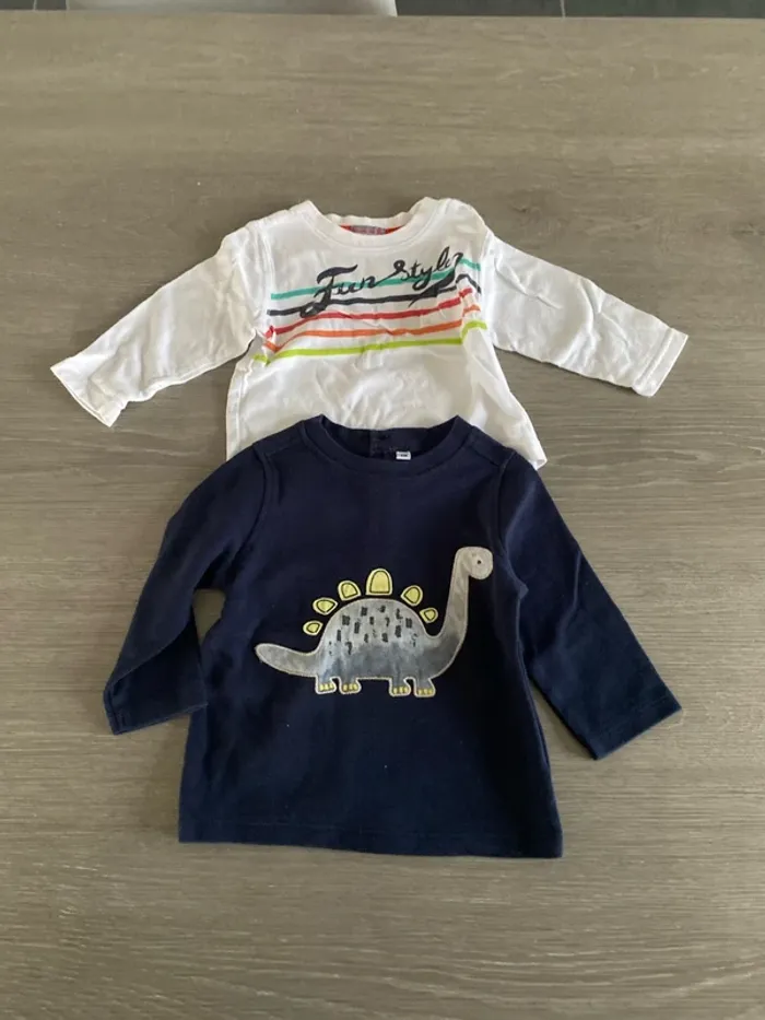 Lot tee shirt manches longues - photo numéro 5