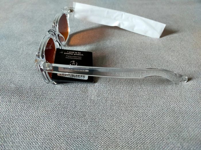 Lunettes de soleil transparentes mixte – verres orange UV400 - photo numéro 5