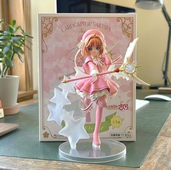 🌸 [NEUF] Figurine Sakura Kinomoto Cardcaptor Sakura Clear Card (Taito) - 18cm