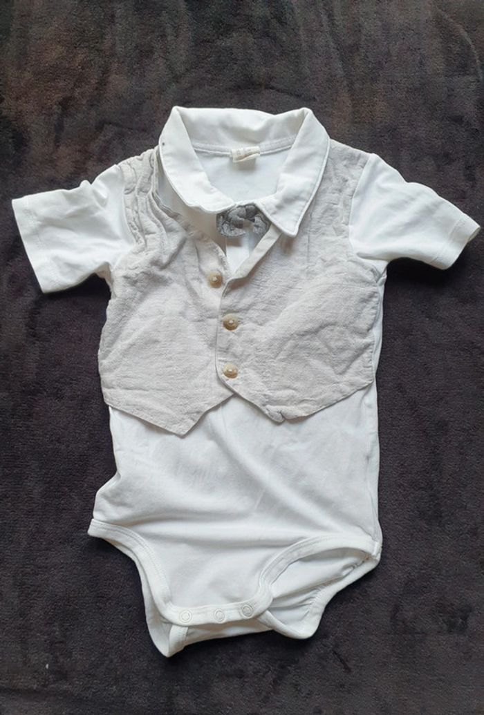 Bodie manche courte bapteme