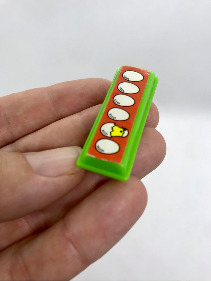 Boîte 12 oeufs vert prairie accessoire vintage cuisine vintage 1991 Barbie Mattel