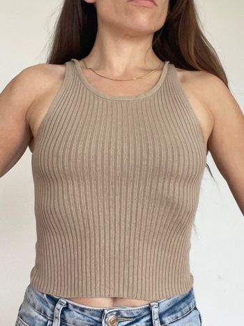 Débardeur beige pull & bear xs