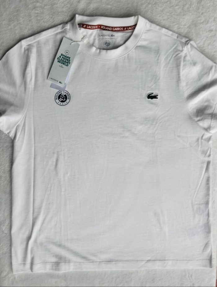 T-shirt Lacoste edition Roland Garros - photo numéro 3