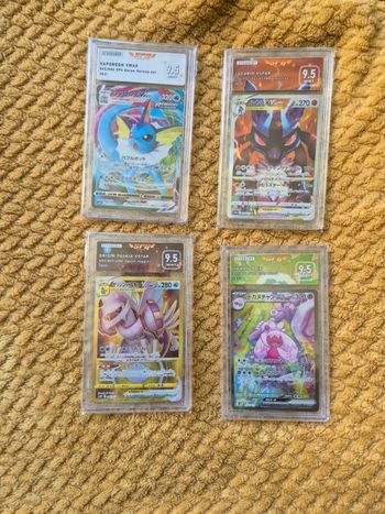 Cartes pokemon gradées