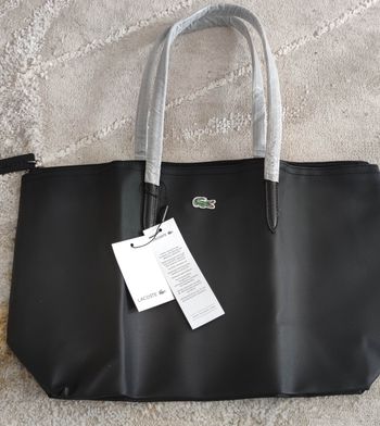Sac à bandoulière Lacoste taille L noir